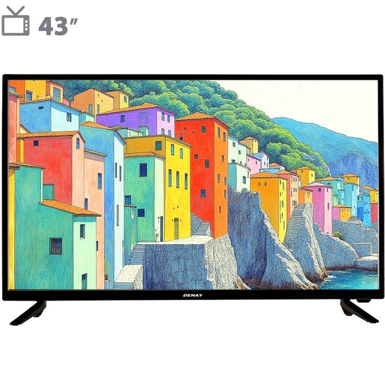 تلویزیون هوشمند دنای مدل MC-43AQ سایز ۴۳ اینچ QLED Full HD